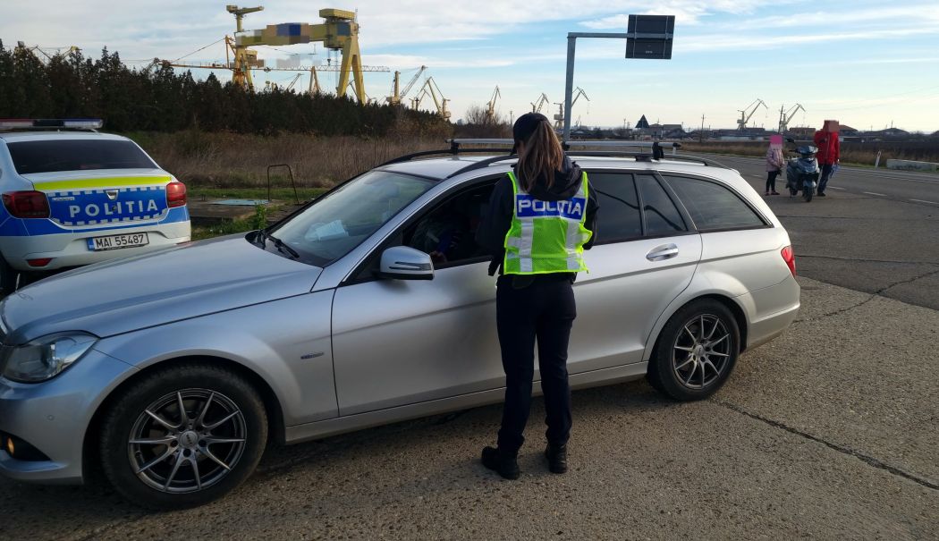 Amenzi în valoare de 7.000 de lei date de polițiști în cadrul acțiunii Blocada, la Mangalia