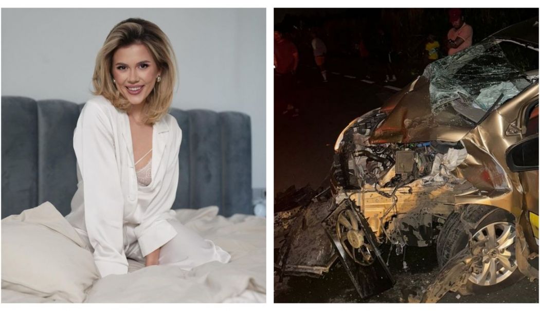 Emily Burghelea, implicată într-un grav accident rutier. Maşina în care se afla a intrat frontal într-un TIR