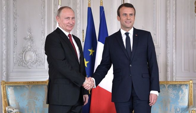 Emmanuel Macron îl va primi pe Vladimir Putin, la 19 august - emmanuel-1564337247.jpg