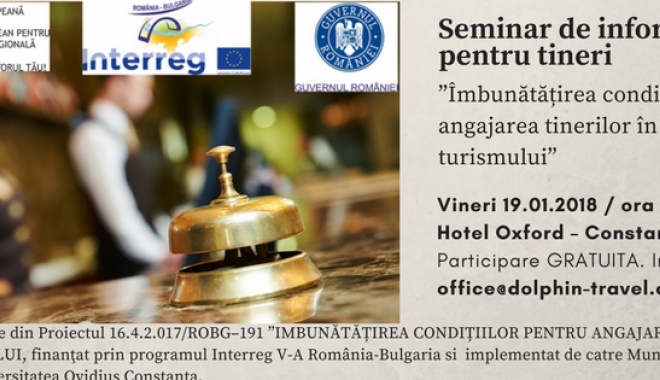 SEMINAR GRATUIT. VREI SĂ TE ANGAJEZI ÎN TURISM? ACUM AI MAI MULTE ȘANSE - eveniment-1515592783.jpg