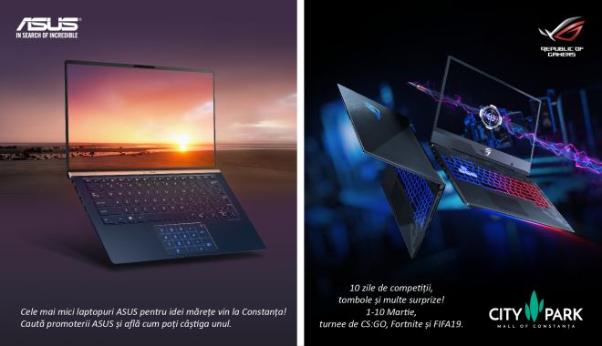 ASUS prezintă noile laptopuri ZenBook la City Park Mall din Constanța, organizând și noi turnee de gaming - evenimentasus-1551363462.jpg