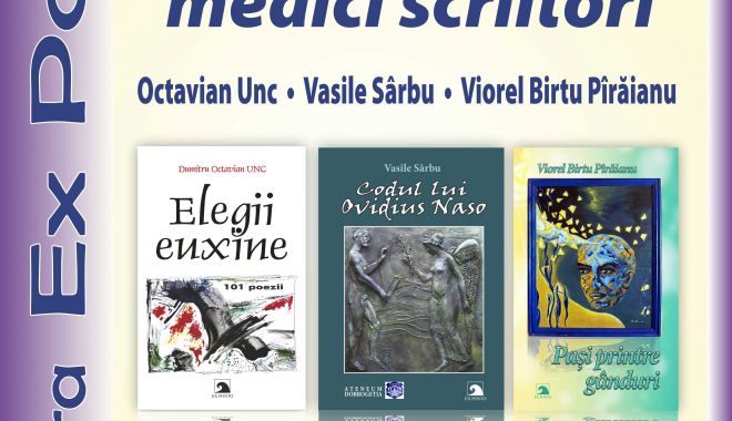 Eveniment de excepție: Trei medici scriitori constănțeni își lansează cărțile - evenimentdeexceptie-1522406686.jpg