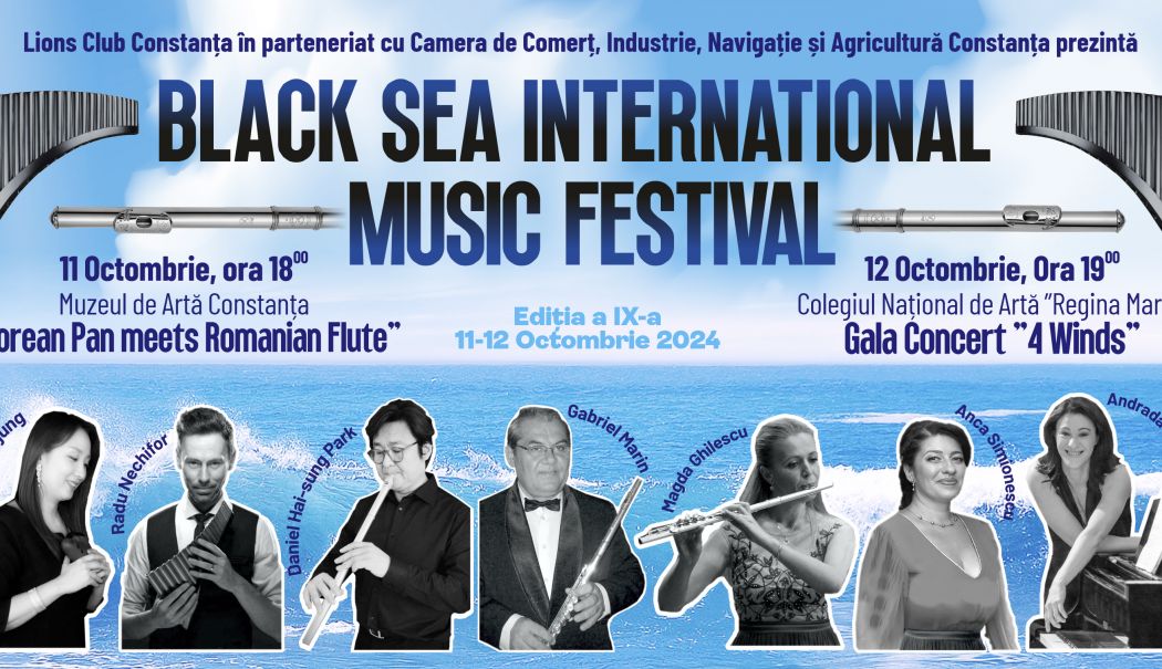 Festivalul Internațional Black Sea Music Constanța – Ediția a IX-a – Valuri de muzică la Constanța!
