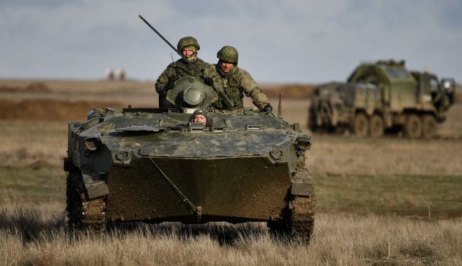 Oficialii Casei Albe susţin că Rusia şi-a crescut prezenţa militară la graniţa cu Ucraina cu până la 7.000 de soldaţi - exercitiimilitarerusestiinapropi-1645072844.jpg