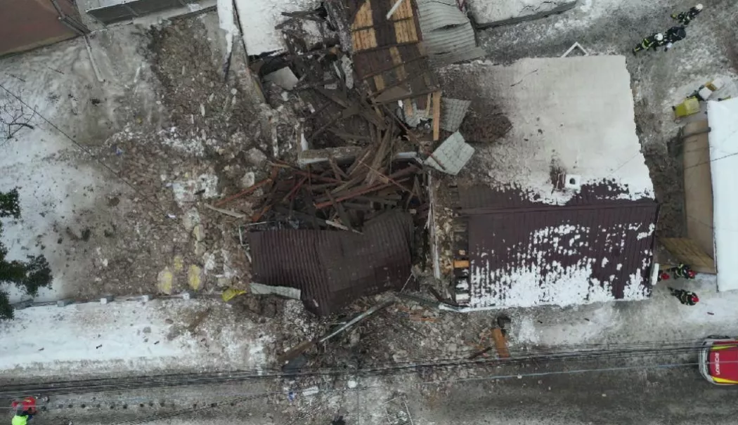 O pungă de gaz migratoare, vinovată pentru explozia din sediul de poliție - explozie-1768395077.webp
