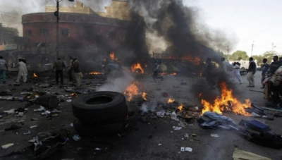 Puternică explozie  la Benghazi,  în apropierea  unei clădiri oficiale - explozieinfatasediuluiparchetulu-1378935040.jpg