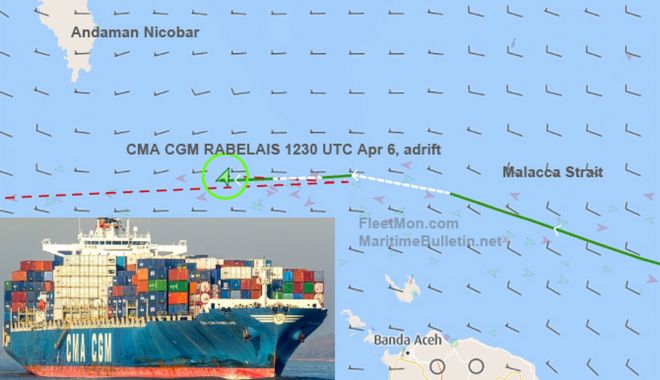 Explozie pe o navă la vest de Strâmtoarea Malacca - exploziepeonavalavestdestramtoar-1649323119.jpg