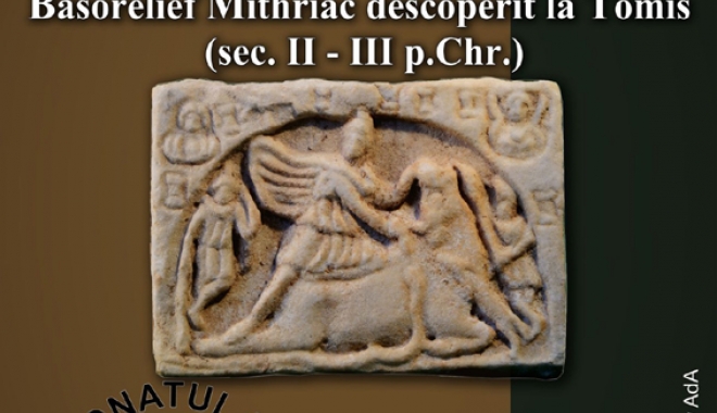 Basorelief mithriac - exponatul lunii  la Muzeul  de Istorie - exponatulluniiaugust2016presa-1470159342.jpg