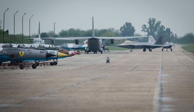 Eveniment important la Baza Aeriană 'Mihail Kogălniceanu'! Are loc ceremonia de rotire a forţelor americane