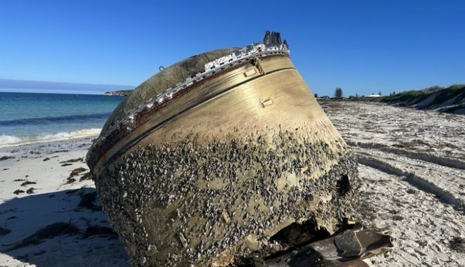 S-a aflat originea misteriosului cilindru găsit pe o plajă din Australia