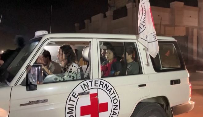 Douăzeci şi patru de ostatici eliberaţi de Hamas, anunţă Comitetul Internaţional al Crucii Roşii