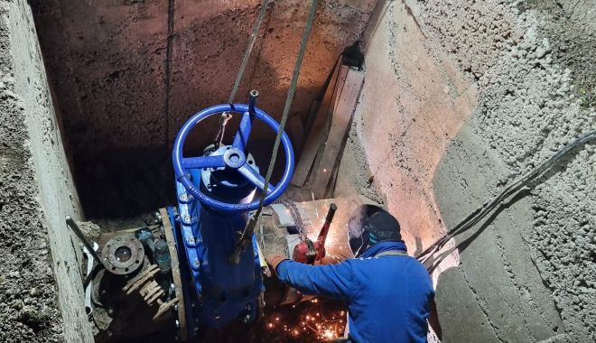 Echipele RAJA lucrează de zor la Stația de Tratare și Pompare Palas. Când se va da drumul la apă