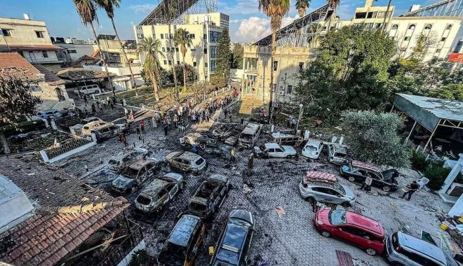 Armata israeliană publică noi imagini. Spitalul din Gaza nu a fost lovit de o rachetă militară