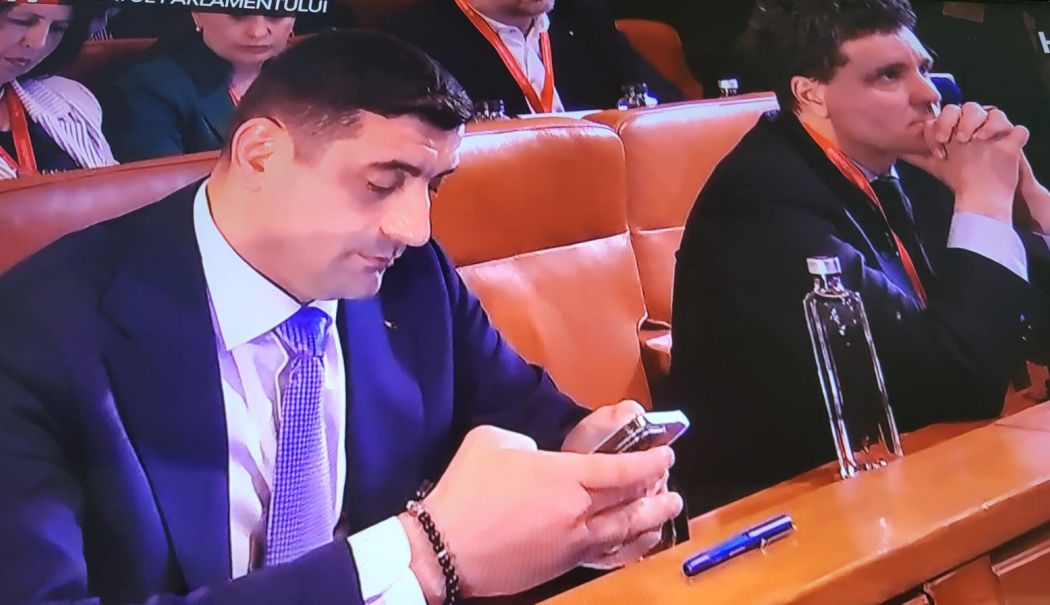 Nicuşor Dan şi George Simion, umăr la umăr la Congresul Blocului Naţional Sindical