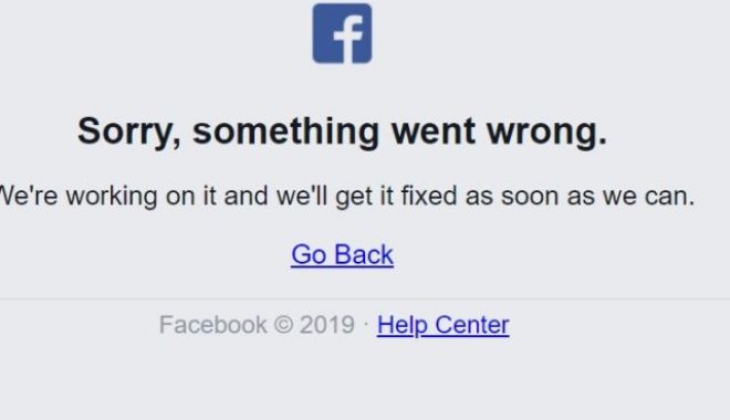 Facebook, anunț de interes public după ce ieri a fost nefuncțională - facebookdown640x400-1562225597.jpg