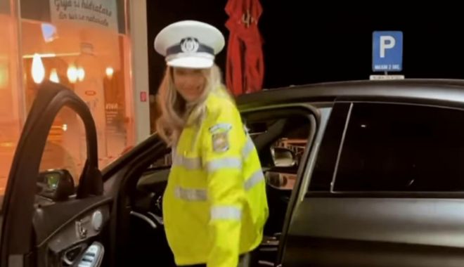 Falsă polițistă, prinsă de adevărații oameni ai legii: Influencerița s-a filmat în timp ce dansa în uniforma de Poliție - falsapolitista-1637937910.jpg
