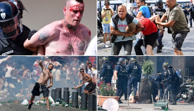 EURO 2016 / VIDEO. Fanii englezi și cei ruși au avut meciul lor - faniirusithethelegraf-1465725822.jpg