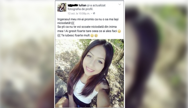 Mesaj al fostului iubit al tinerei care s-a spânzurat în fața casei: 