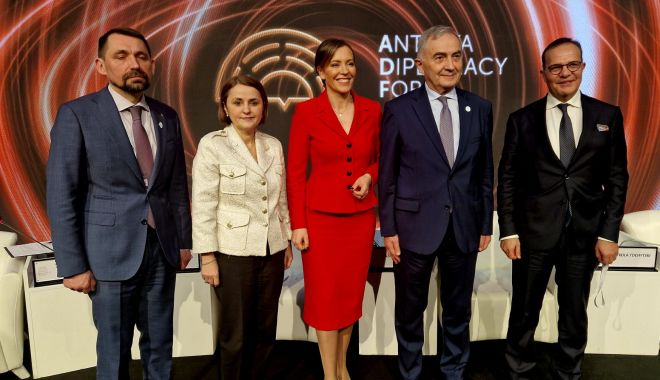 Prioritatea strategică acordată de România regiunii Mării Negre - subliniată de Odobescu la Forumul Diplomatic de la Antalya