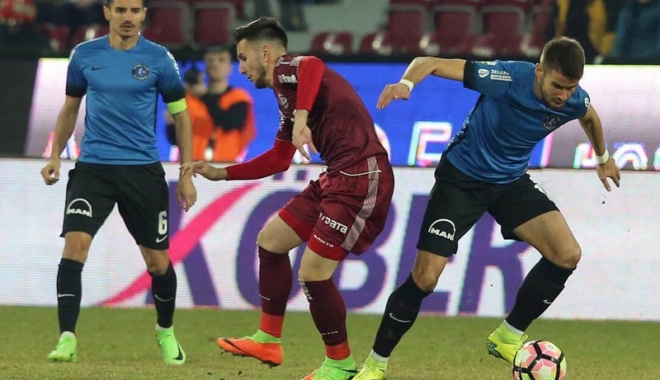 FC Viitorul, avans minim în fața Stelei, în play-off. Hagi: 