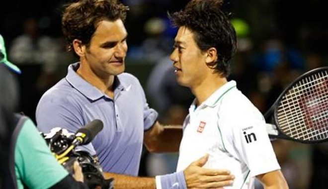 Federer, eliminat în sferturi de Nishikori la Miami. Djokovici, calificat în semifinale - federer-1395909530.jpg