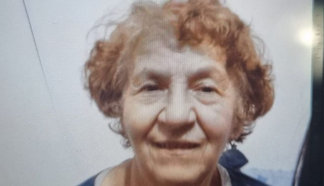 Ați văzut-o? Polițiștii caută o femeie de 70 de ani care a dispărut de la domiciliu