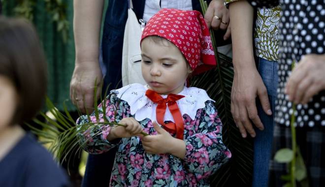 SĂRBĂTOAREA FLORIILOR / Mii de credincioși  au participat la procesiune - fetitaflorii-1428219693.jpg