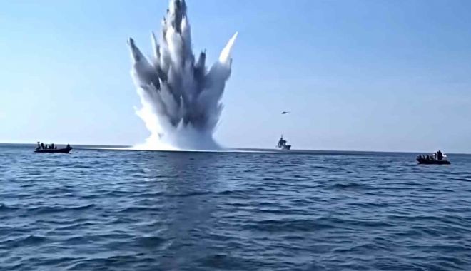 Mina marină depistată în Marea Neagră, distrusă! Se caută şi altele