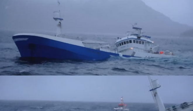 O navă pentru transportul peștelui s-a scufundat în Marea Norvegiei - fisktrans-1485427616.jpg