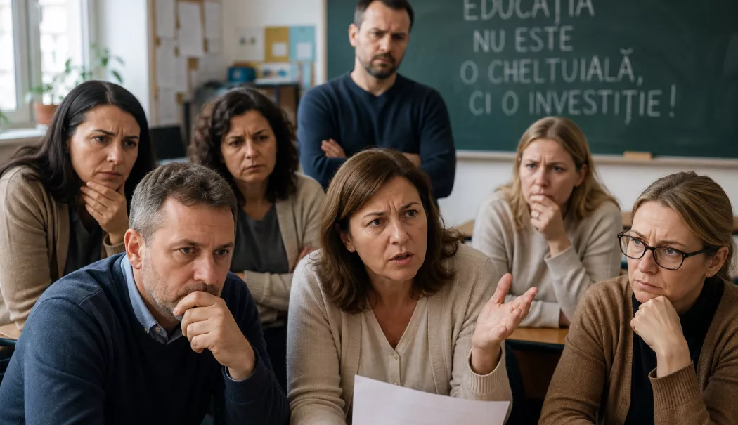 Profesorii își atacă liderii sindicali. „Ne prostiți pe banii noștri!” - fond-atac-lideri-sindicat-1784217126.webp