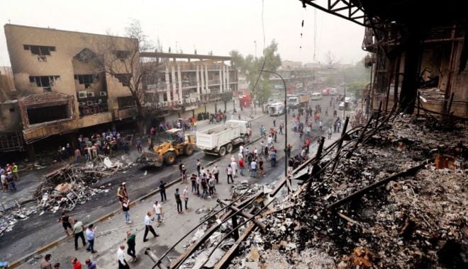 Bagdadul condamnă loviturile aeriene americane asupra unor poziţii militare irakiene - fond-bagdad-america-1703681570.jpg