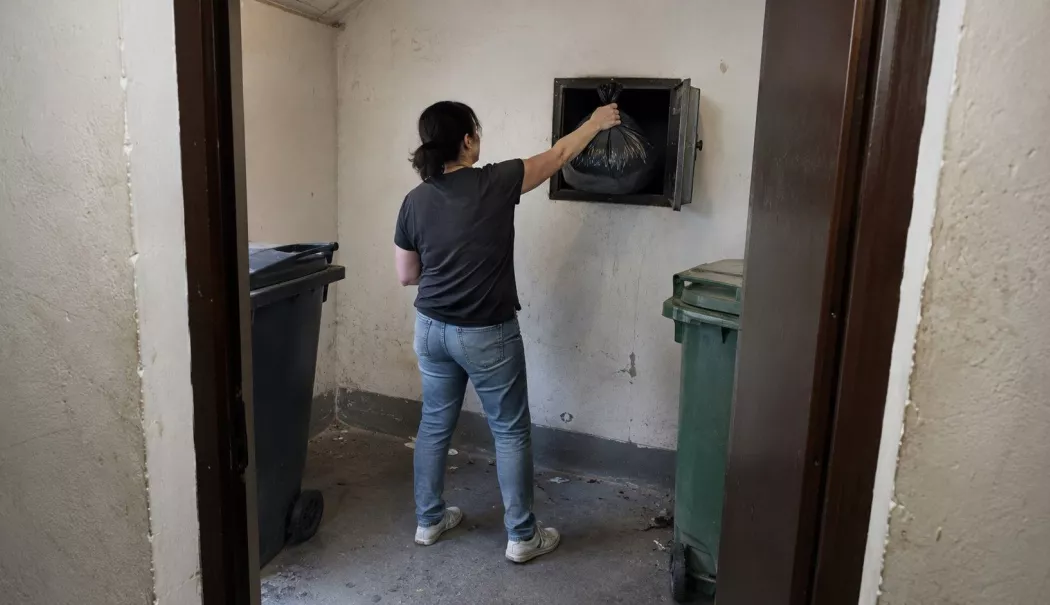 Foto - Ghenele de gunoi din blocurile Constanței, o problemă reaprinsă de căldura verii