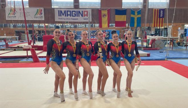 Sabrina Voinea şi colegele sale, prestaţie excelentă la Palma de Mallorca - fond-gimnastica-1679408242.jpg