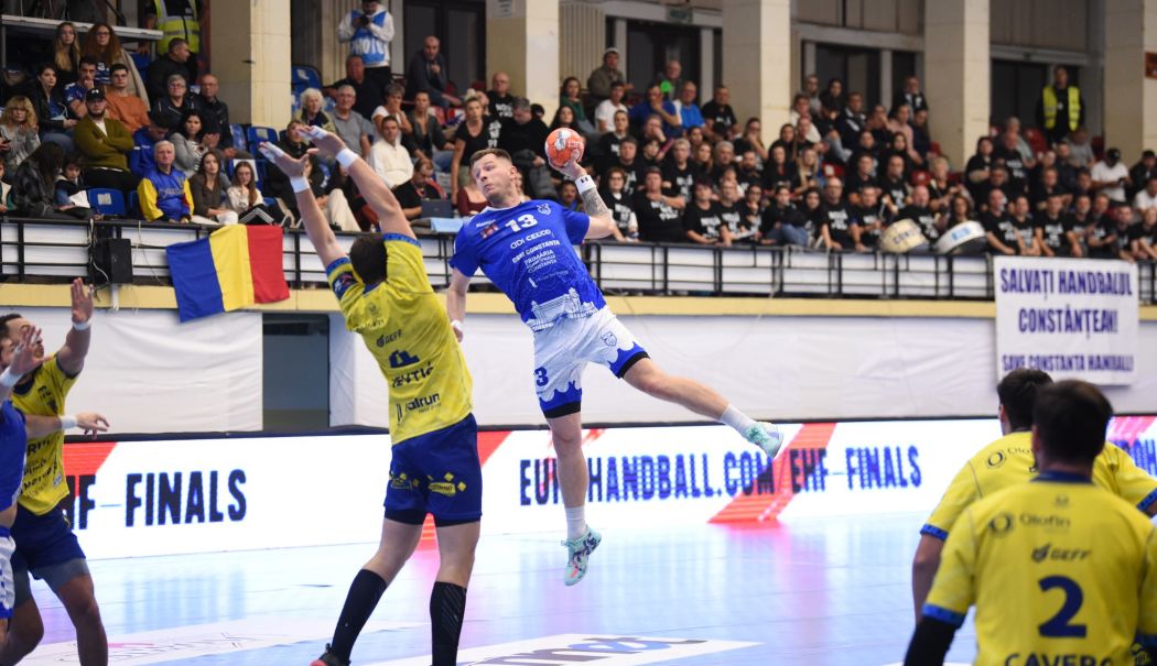 Victorie magnifică obţinută de handbaliştii de la CSM Constanţa împotriva spaniolilor de la Bidasoa Irun - fond-handbal2-1729683827.jpg