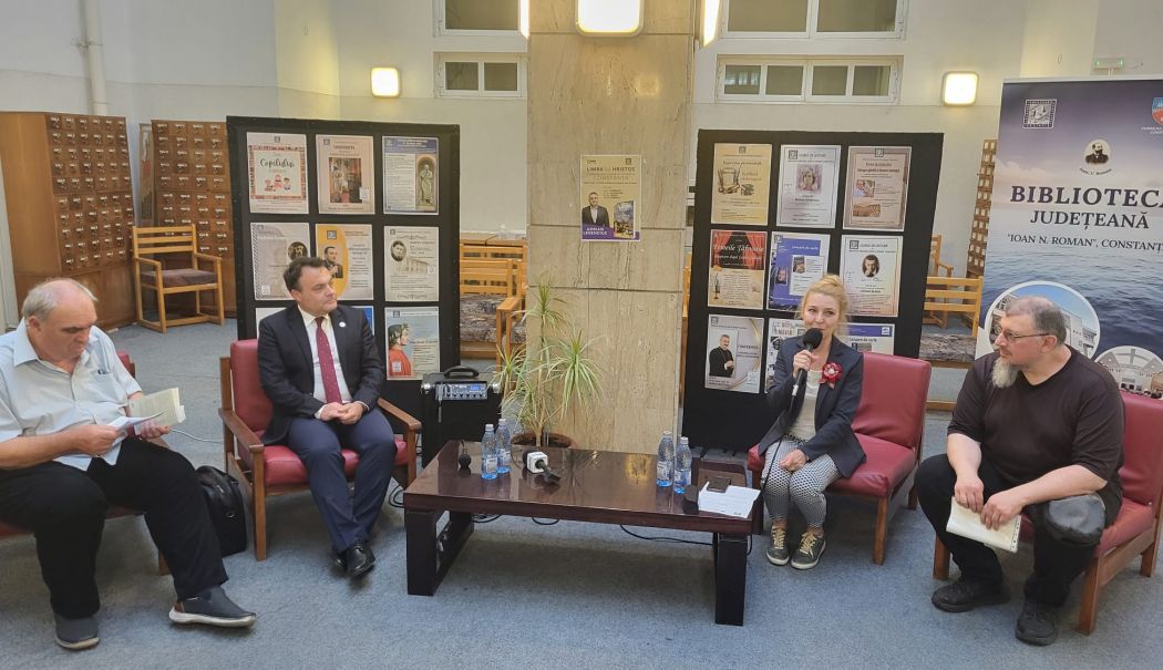 Despre limba lui Hristos și destinul Orientului, cu scriitorul brașovean Adrian Lesenciuc - fond-lansare-1-1749044214.jpeg