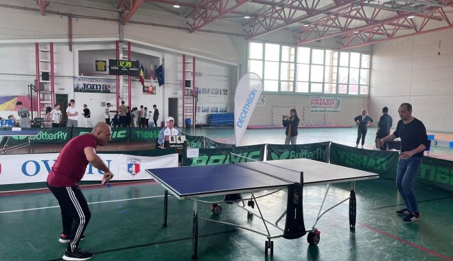Turneu de tenis de masă pentru amatori, organizat la Ovidiu. 