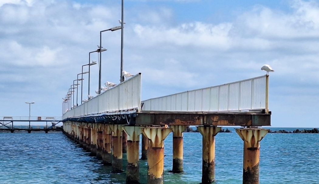 Pasarela maritimă din Mamaia, simbol al degradării! Promisiuni reluate, lucrări inexistente - fond-pasarela-1776768815.webp