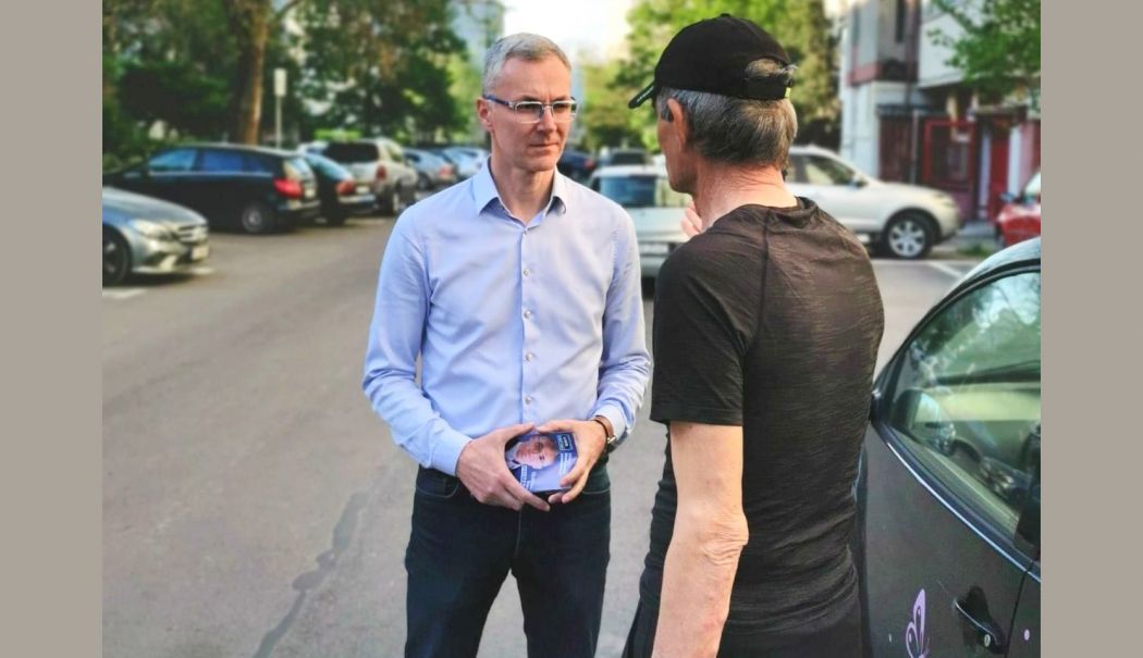 Stelian Ion, candidat la Primăria Constanţa, întâlniri cu cetăţenii. 