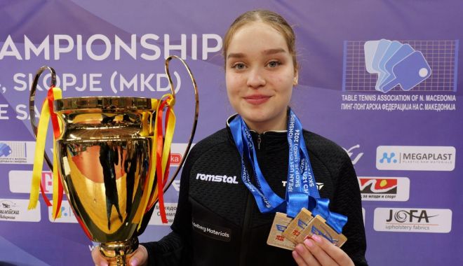 Constănţeanca Elena Zaharia, la înălţime la Campionatele Europene de Tenis de Masă U21 - fond-zaharia-tenis-1706552862.jpg