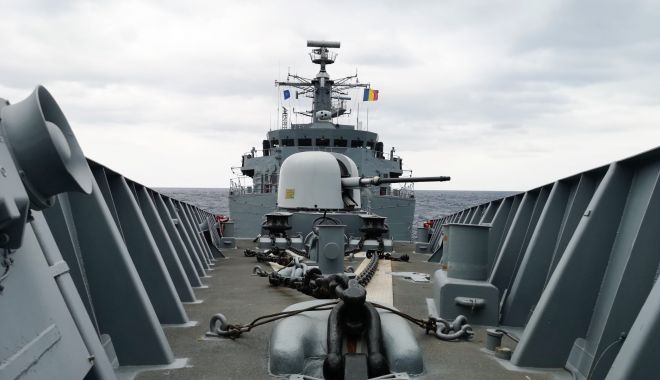 Fregata „Regina Maria”, misiune NATO, alături de Forţele Navale ale Turciei - fondfregata-1637264634.jpg