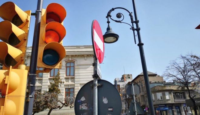 Circ în intersecțiile din Constanța, din cauza 