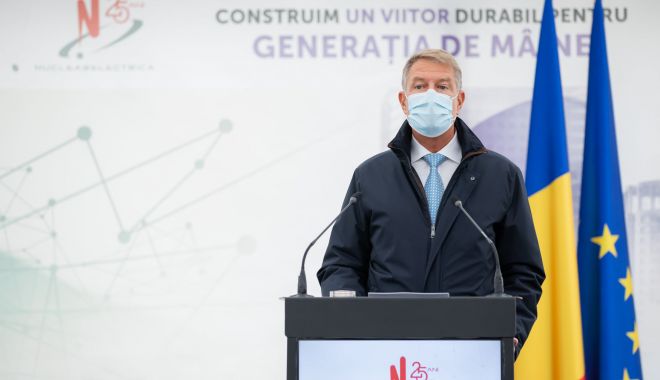 Klaus Iohannis, vizită oficială la Cernavodă. „Luni mă voi întâlni cu partidele parlamentare” - fondiohanniscernavoda-1633630216.jpg