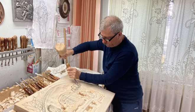 Maestrul daltei. George Marincu, sculptor în lemn: „Trebuie răbdare şi un strop de suflet!” - fondmaestruldaltei2-1622482368.jpg