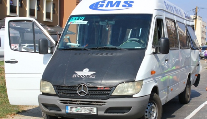 GMS, precizări privind microbuzul care a luat foc: 