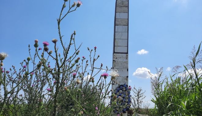 Monument dedicat eroilor Dobrogei, ajuns ruină într-o cultură de floarea soarelui! - fondmonumenteroitopraisar1-1629742717.jpg