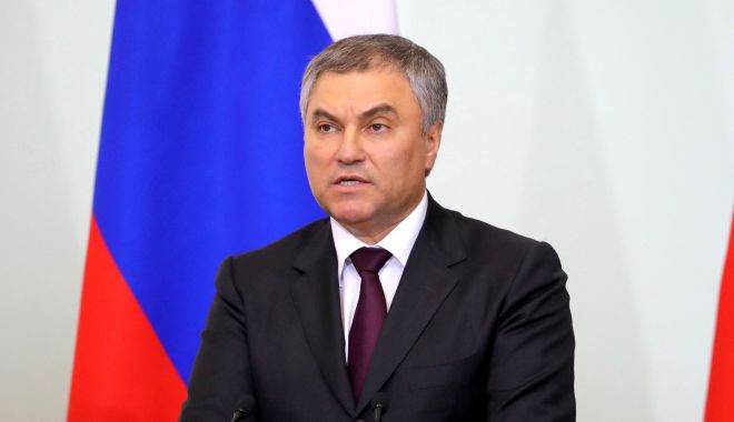 Preşedintele Dumei de Stat ruse acuză SUA de distrugerea stabilităţii internaţionale - fondrusiaacuza-1677072924.jpg