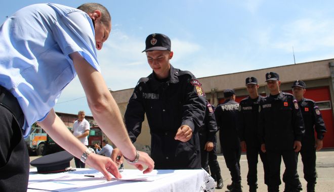 Primii soldați gradați profesioniști au depus jurământul la ISU Dobrogea. 