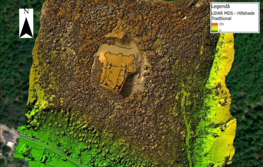 Fortificații vechi de mii de ani, descoperite în pădurile din România cu tehnologia LiDAR și drone