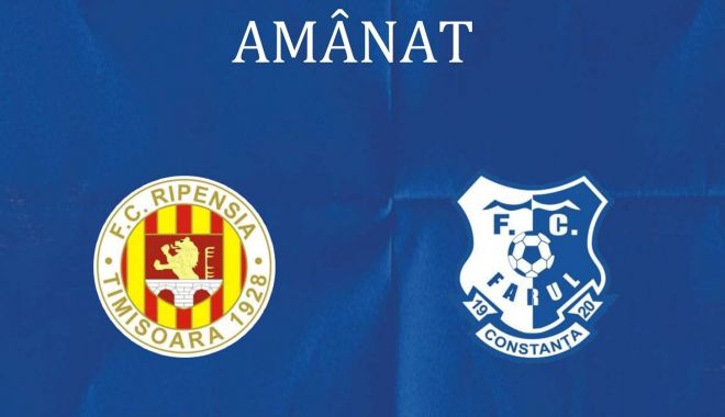 Fotbal, Liga a II-a / Meciul Ripensia Timişoara - FC Farul, amânat! - fotbalfarul2311-1606138861.jpg