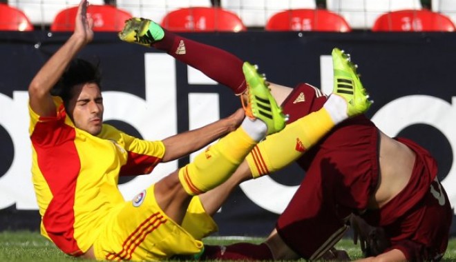 Fotbal U16: România a pierdut meciul cu Serbia, la turneul 